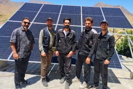 Construction of a Solar Power Plant ( احداث نیروگاه خورشیدی ) 